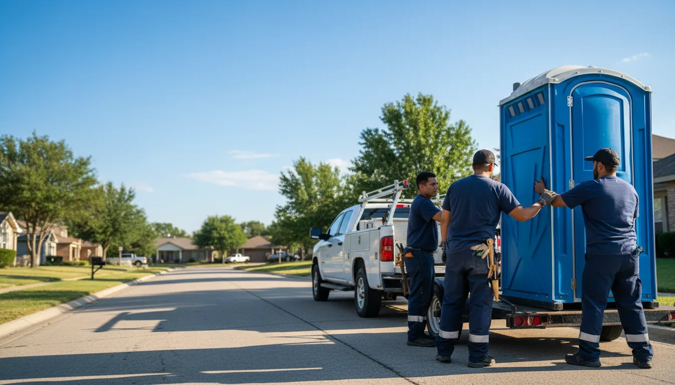 Portable Toilet Rental in Frederick, OK near me